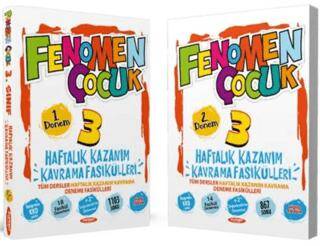 Kurmay Yayınları Fenomen Çocuk Tüm Dersler 3. Sınıf 1 ve 2. Dönem Set - 1