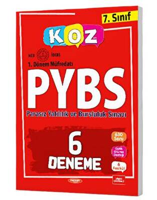 Kurmay Yayınları KOZ 7. Sınıf PYBS 6 Deneme - 1