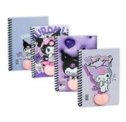 Kuromi A6 Spiralli Popolu Defter - BKM Kitap