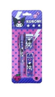 Kuromi Kırtasiye Seti Versatilli 3 Lü 005 - 1