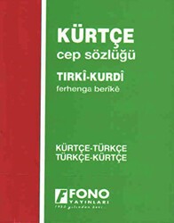 Kürtçe - Türkçe - Türkçe - Kürtçe Cep Sözlük - Fono Yayınları