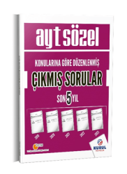 Kurul Yayıncılık AYT Eşit Ağırlık Konularına Göre Düzenlenmiş Son 5 Yıl çıkmış Sorular - Kurul Yayıncılık