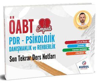 Kurul Yayıncılık 2025 AGS-ÖABT Empati Psikolojik Danışmanlık ve Rehberlik Son Tekrar Ders Notları - 1