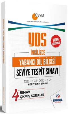 Kurul Yayıncılık YDS İngilizce 4 Sınav Çıkmış Sorular - 1