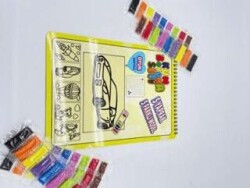 Kuzey Kum Boyama Kitabı A4 5 Yaprak Model-3 - Kuzey