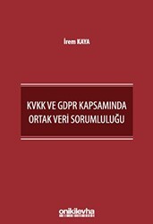 KVKK ve GDPR Kapsamında Ortak Veri Sorumluluğu - On İki Levha Yayınları