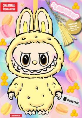 Labubu Honeypie Çılgın Koleksiyon – Çıkartmalı Boyama Kitabı - 1