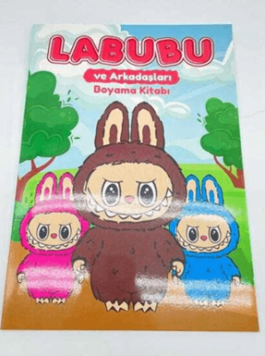 Labubu ve Arkadaşları A4 Boyama Kitabı 16 Sayfa - 1