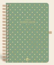 Le Color Akademik Ajanda Spiralli 24-25 Shine Yeşil - Le Color