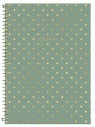 Le Color Shine Spiralli Defter Çizgili Yeşil - Le Color