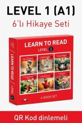 Learn to Read Level 1 İngilizce Hikaye Seti 6 Kitap - 1