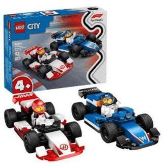 LEGO City F1 Williams Racing ve Haas F1 Yarış Arabaları 60464 - 1