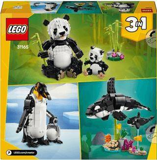 Lego Creator 3’Ü 1 Arada Vahşi Hayvanlar: Panda Ailesi 31165 - 1