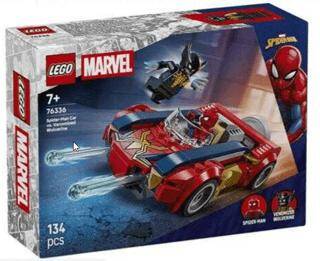 Lego Marvel Örümcek Adam Arabası, Venomlaşmış Wolverine’E Karşı 76336 - 1