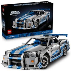 Lego Technic Daha Hızlı Daha Öfkeli Nissan Skyline Gt-R R34 Araba 42210 - Lego