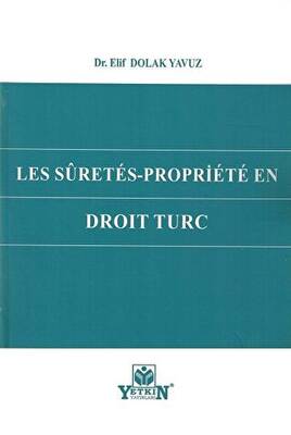 Les Suretes Propriete En Droit Turc - 1