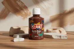 Let’s Akrilik Boya Kahverengi 250 ml - Lets