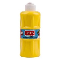 LETS Akrilik Boya 250 ml Sarı - Lets