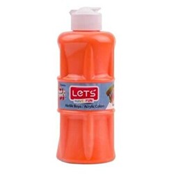LETS Akrilik Boya 250 ml Turuncu - Lets