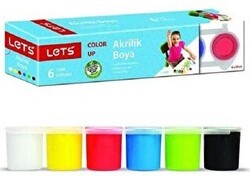 LETS Akrilik Boya Ana Renkler 25 ml 6 Renk - Lets