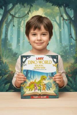 Let’s Dino World Sulu Boya Boyama Kitabı & Aktivite Seti - 1