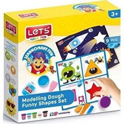Lets Eğlenceli Şekiller Matı Oyun Hamuru L9010 - Lets