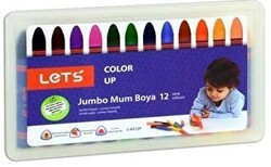 Lets Jumbo Mum Boya 12 Renk Plastik Kutulu L 6512p - Lets