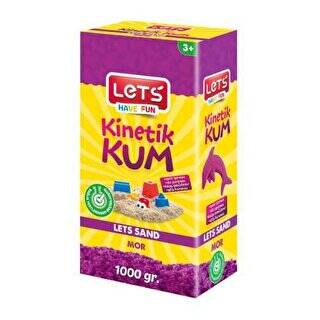Lets Kinetik Kum 1000 Gr Mor Karton Kutu L10166 - 1