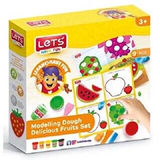 Lets Lezzetli Meyveler Matlı Oyun Hamuru 5x100 Gr. L9009 - 1