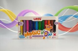 Let’s Magicpop Süper Yıkanabilir Mum Boya 12 Renk - Lets