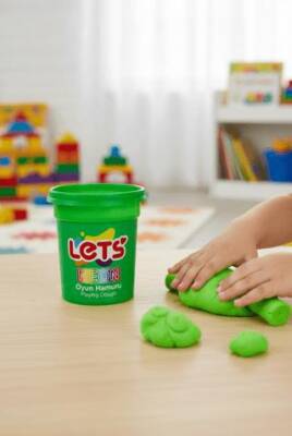 Let`s Neon Oyun Hamuru Yeşil 110g - 1