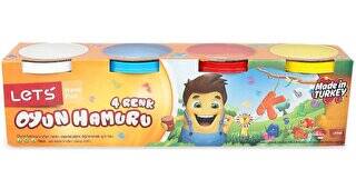 LETS 4 Renk Oyun Hamuru 226 g - 1