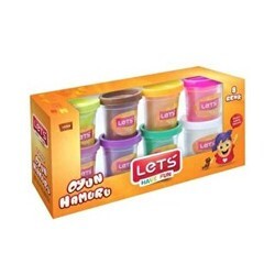 Lets Oyun Hamuru 8 Renk L8358 - Lets