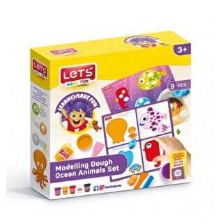 Lets Oyun Hamuru Deniz Canlıları Matı L9012 - 1