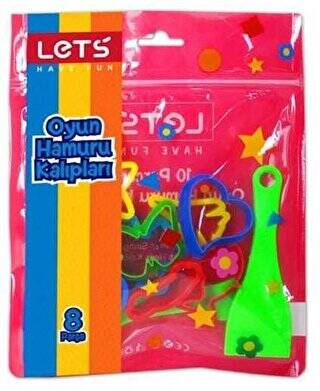 LETS Oyun Hamuru Kalıpları 8 Parça - 1