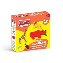LETS Oyun Hamuru Kara Hayvanları Seti - Lets