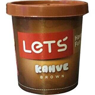 Lets Oyun Hamuru Tek Renk Kahve 150 Gr - 1