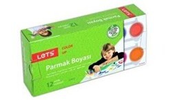 LETS Parmak Boyası 25 ml 12 Renk - Lets