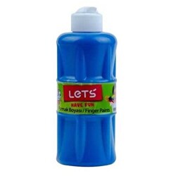LETS Parmak Boyası 250 ml Mavi - Lets