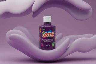 Let`s Parmak Boyası Mor 250 ml - 1