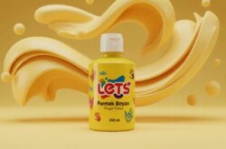 Let`s Parmak Boyası Sarı 250 ml - Lets