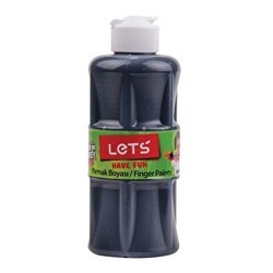 LETS Parmak Boyası 250 ml Siyah - Lets