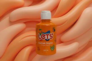 Let`s Parmak Boyası Turuncu 250 ml - 1