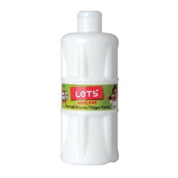 LETS Parmak Boyası 500 ml Beyaz - Lets