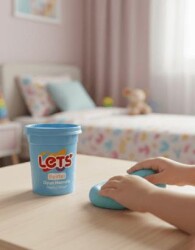 Let`s Pastel Oyun Hamuru Mavi 110g - Lets