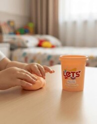Let`s Pastel Oyun Hamuru Turuncu 110g - Lets