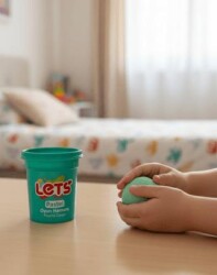 Let`s Pastel Oyun Hamuru Yeşil 110g - Lets