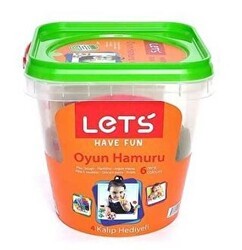 Lets Plastik Kova Oyun Hamuru 6 Renk L8700 - Lets
