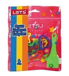 LETS Oyun Hamuru Kalıpları 6 Parça - Lets