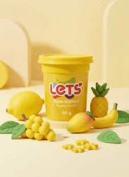 Let`s Oyun Hamuru Sarı 110g - Lets